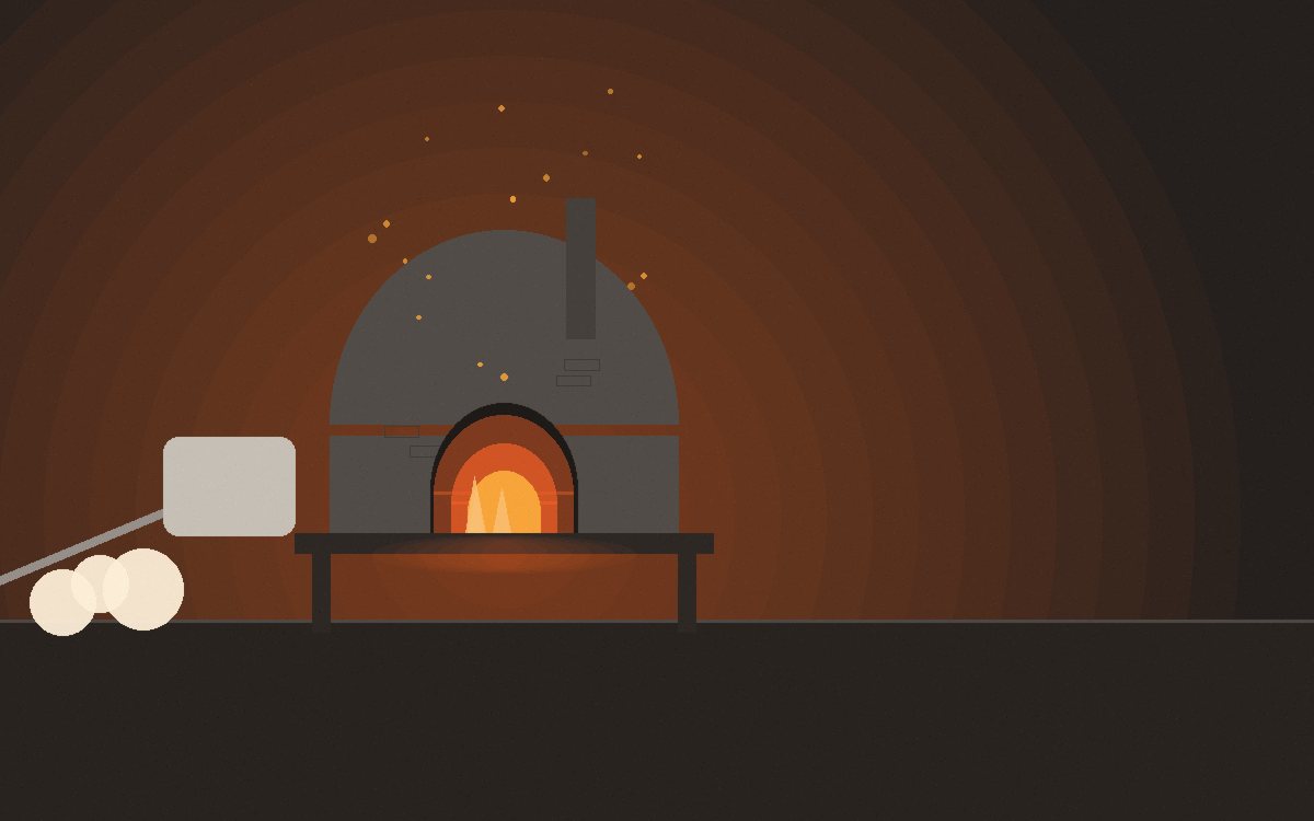 Three small pizza ovens side by side: tabletop gas, wood-fired portable and a small brick dome